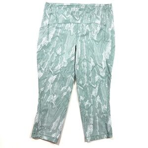 Lululemon Swift Speed High Rise Crop Leggings 21” Reverberate Chevron Jacquard